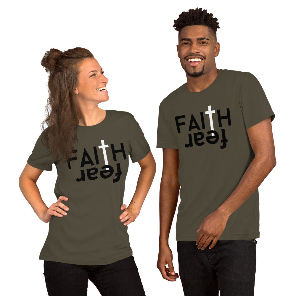 Faith Over Fear Short-Sleeve Unisex T-Shirt