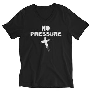 NO Pressure Black V-Neck